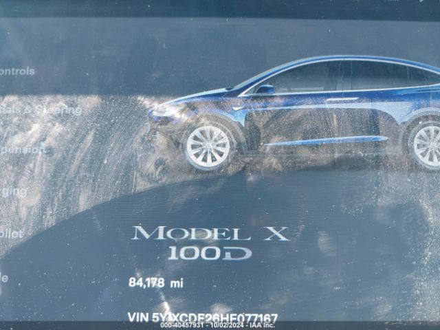 5YJXCDE26HF077167 Tesla Model X 100d/75d/90d