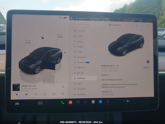 2024 TESLA MODEL Y 7SAYGDEE2RA271473 Photo 6