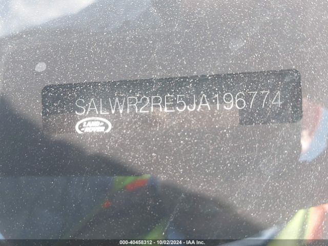 SALWR2RE5JA196774 Land Rover Range Rover Sport Supercharged/supercharged Dynamic
