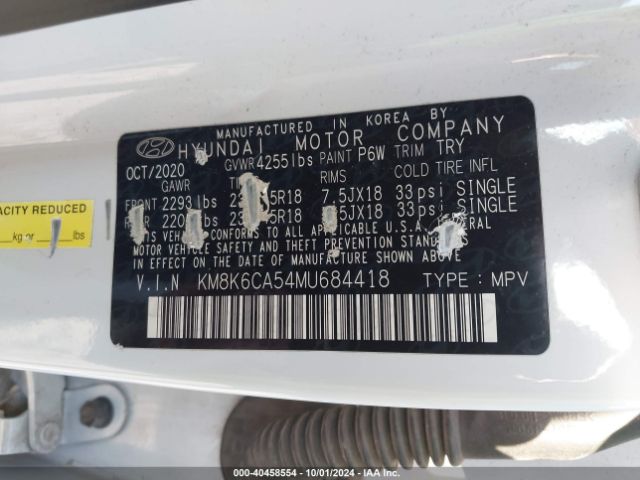 KM8K6CA54MU684418 Hyundai Kona Night