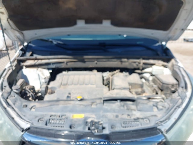 Toyota Highlander Xle V6 2015 5TDKKRFH5FS050886 Image 10