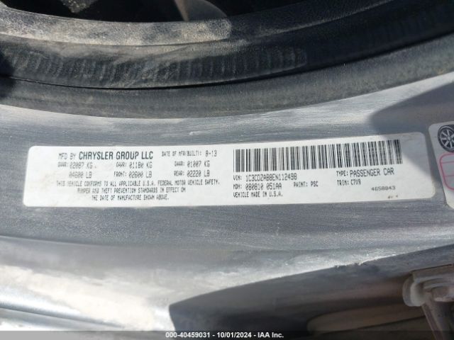 1C3CDZAB8EN112498 Dodge AVENGER SE