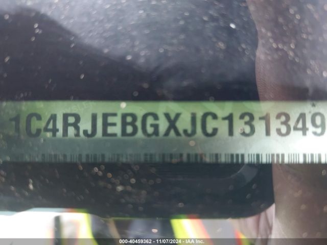 1C4RJEBGXJC131349 Jeep Grand Cherokee Limited 4x2