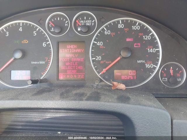 2001 AUDI ALLROAD WAUYP64B31N123693 Photo 6