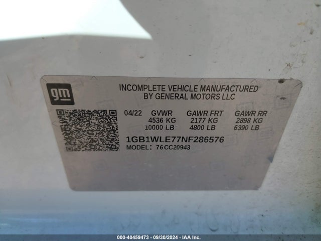 1GB1WLE77NF286576 Chevrolet Silverado 2500hd 2wd  Long Bed Wt