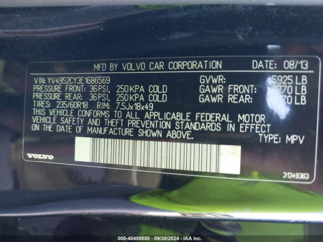 YV4952CY3E1686569 Volvo XC90 3.2