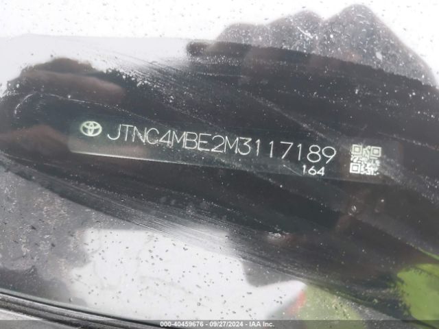 JTNC4MBE2M3117189 Toyota Corolla Xse