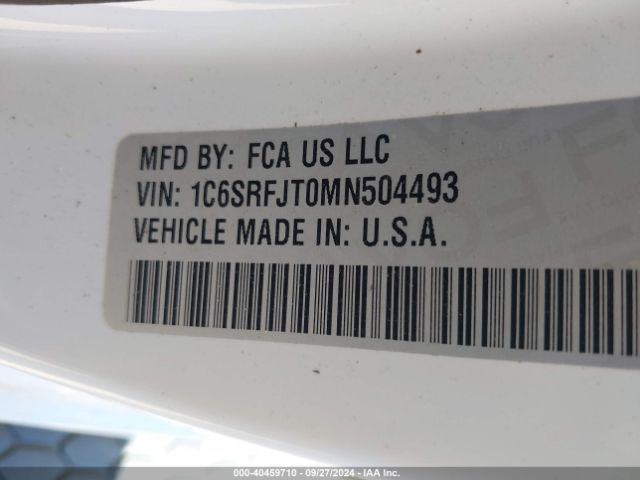 1C6SRFJT0MN504493 RAM 1500
