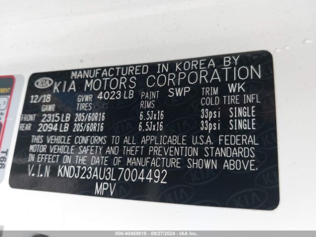 KNDJ23AU3L7004492 KIA SOUL S