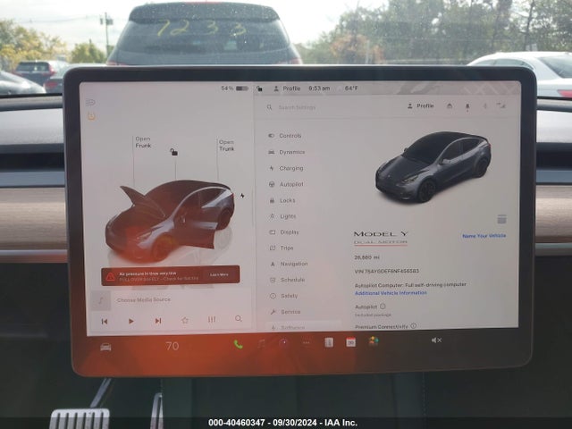 2022 TESLA MODEL Y 7SAYGDEF6NF456583 Photo 6