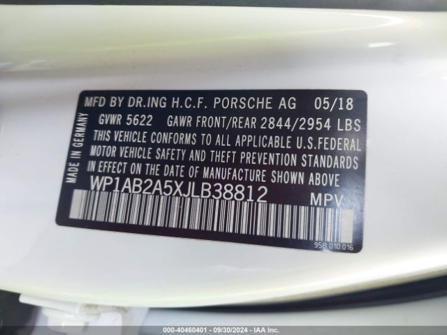 WP1AB2A5XJLB38812 Porsche MACAN S