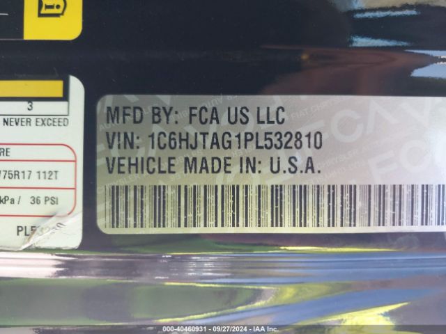 1C6HJTAG1PL532810 Jeep Gladiator Sport S 4x4