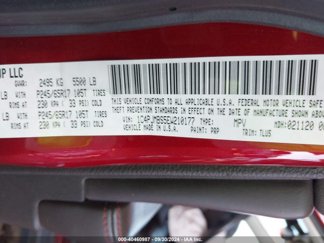 Jeep Cherokee 2014 1C4PJMBS5EW210177 Image 9
