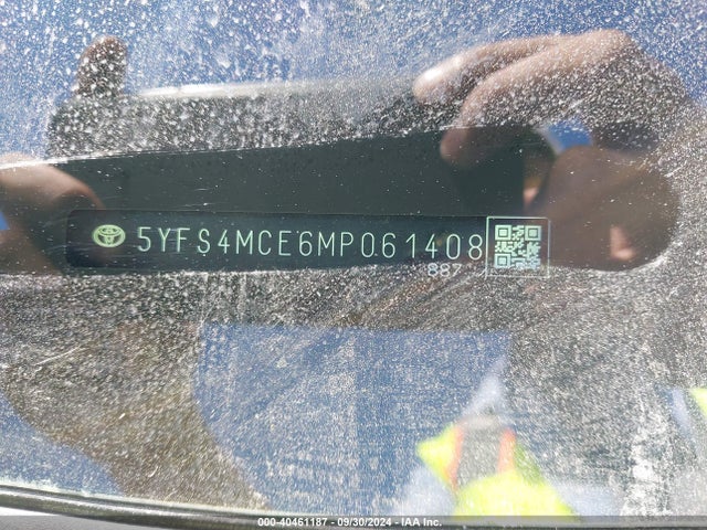 Toyota Corolla Se Nightshade Edition 2021 5YFS4MCE6MP061408 Image 9