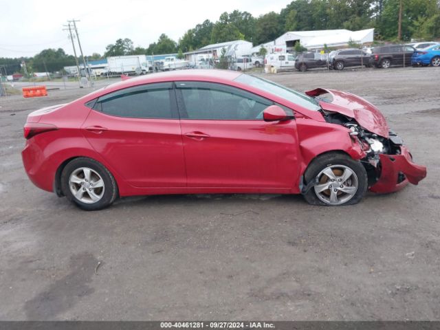 KMHDH4AE5FU416151 Hyundai ELANTRA SE