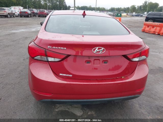 KMHDH4AE5FU416151 Hyundai ELANTRA SE