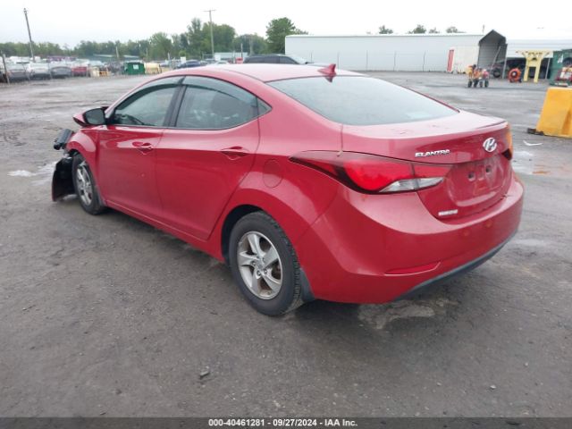 KMHDH4AE5FU416151 Hyundai ELANTRA SE