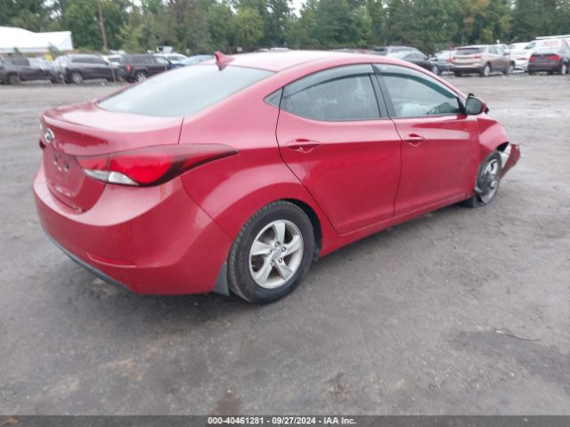 KMHDH4AE5FU416151 Hyundai ELANTRA SE