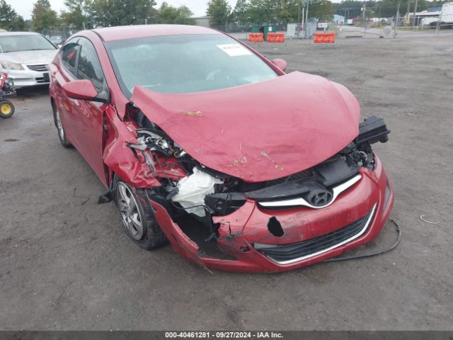 KMHDH4AE5FU416151 Hyundai ELANTRA SE