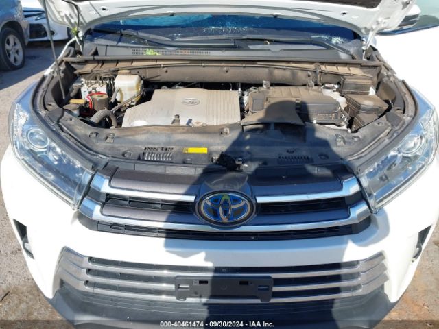 5TDDGRFH3JS038173 Toyota Highlander Hybrid Limited Platinum