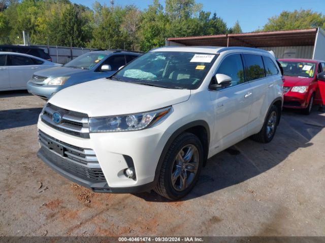 5TDDGRFH3JS038173 Toyota Highlander Hybrid Limited Platinum