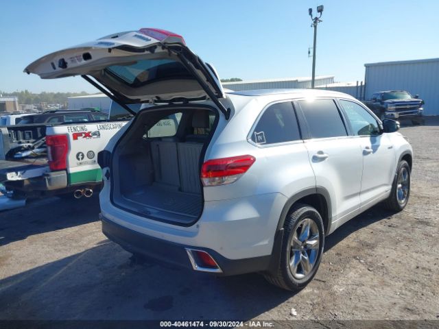 5TDDGRFH3JS038173 Toyota Highlander Hybrid Limited Platinum