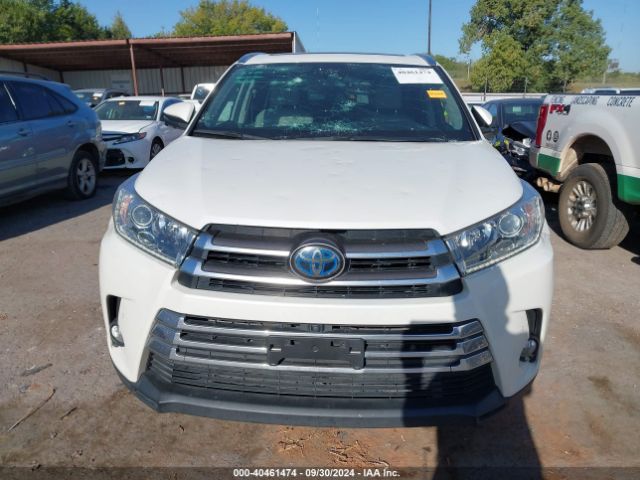 5TDDGRFH3JS038173 Toyota Highlander Hybrid Limited Platinum