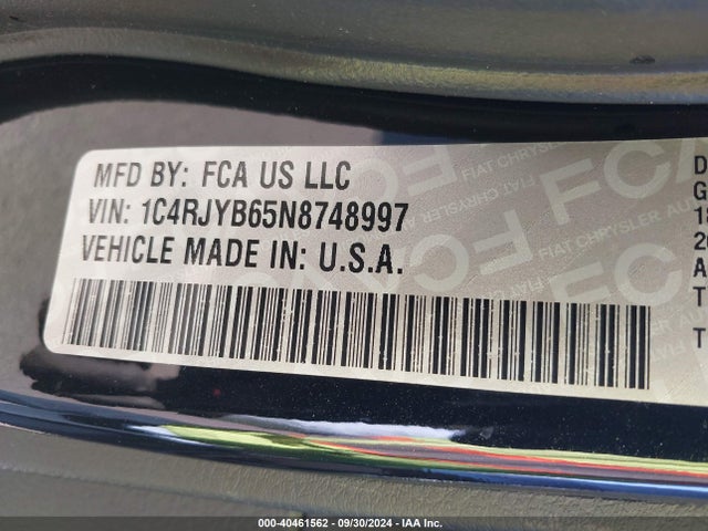 1C4RJYB65N8748997 Jeep Grand Cherokee 4xe Limited 4x4