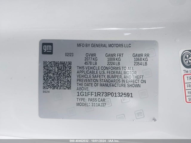 1G1FF1R73P0132591 Chevrolet Camaro Rwd  1ss