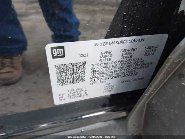 KL77LFE24RC202318 Chevrolet Trax Fwd Sp