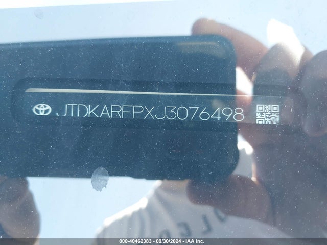 JTDKARFPXJ3076498 Toyota PRIUS PRIME