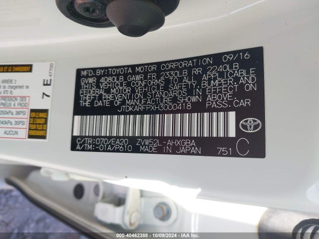 JTDKARFPXH3000418 Toyota Prius Prime Advanced