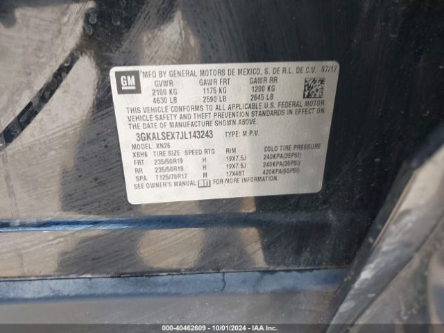 3GKALSEX7JL143243 GMC Terrain Denali