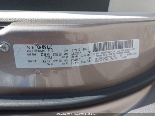 2C4RC1DGXHR537293 Chrysler Pacifica Touring