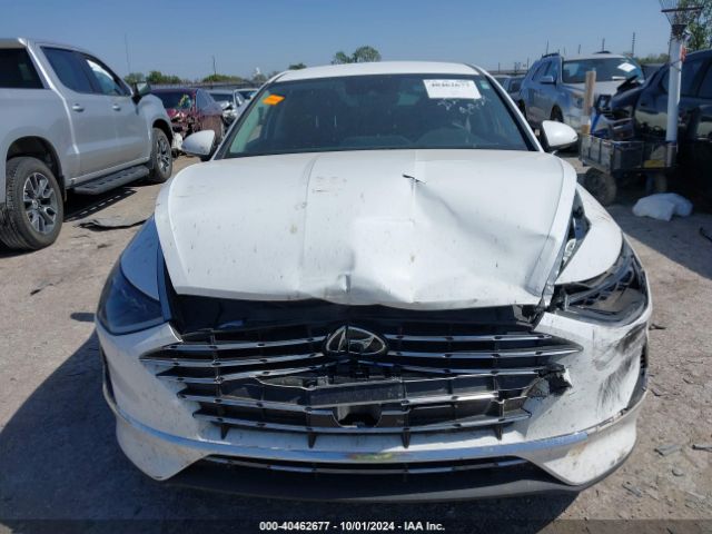 KMHL24JJ4PA062720 Hyundai Sonata Hybrid Blue