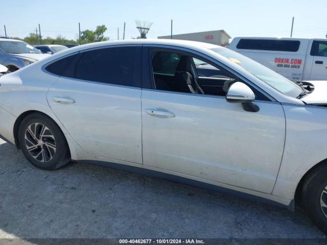 KMHL24JJ4PA062720 Hyundai Sonata Hybrid Blue