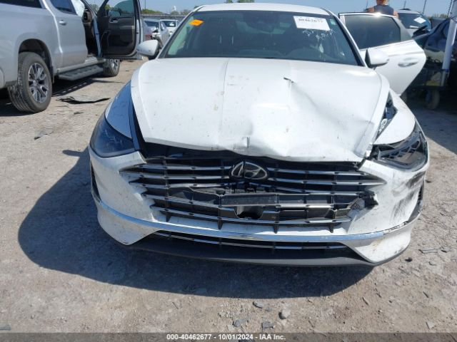 KMHL24JJ4PA062720 Hyundai Sonata Hybrid Blue