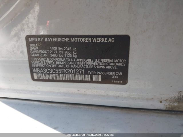 WBA3C3C55FK201271 BMW 320i Xdrive