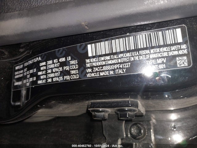 ZACCJBBBXHPF41227 Jeep Renegade Latitude 4x4