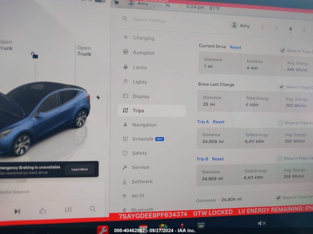 2023 TESLA MODEL Y 7SAYGDEE8PF634374 Photo 6