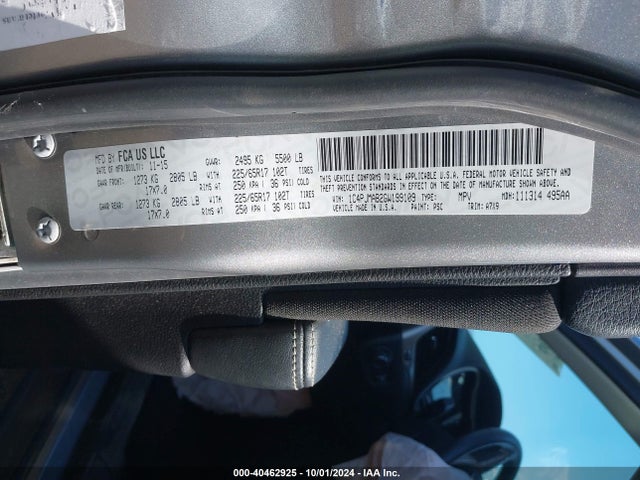 1C4PJMAB2GW199109 Jeep Cherokee Sport