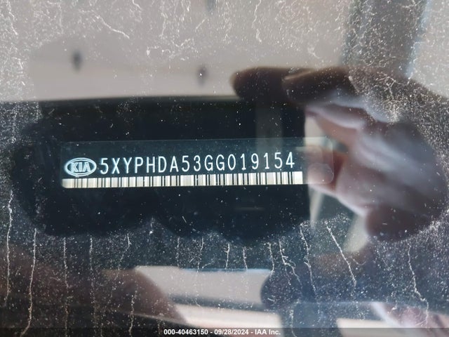 KIA Sorento 3.3l Ex 2016 5XYPHDA53GG019154 Image 9