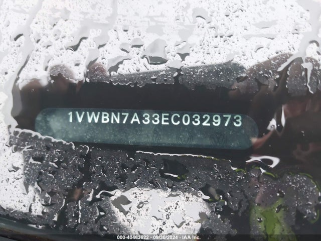 1VWBN7A33EC032973 Volkswagen Passat 2.0l Tdi Se