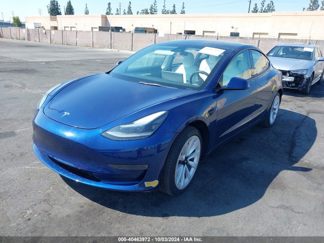 2022 TESLA MODEL 3 5YJ3E1EA7NF137998 Photo 1