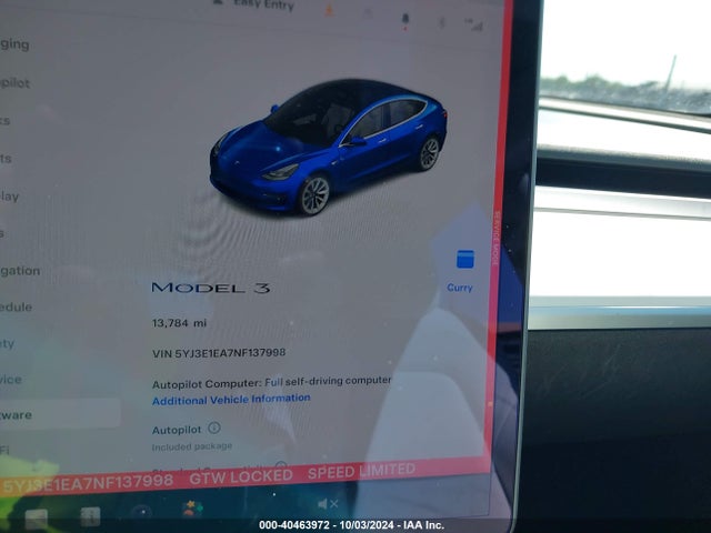2022 TESLA MODEL 3 5YJ3E1EA7NF137998 Photo 6