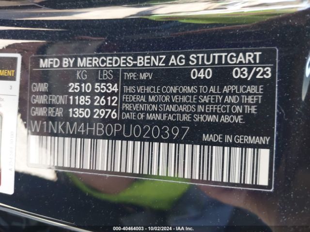 W1NKM4HB0PU020397 Mercedes-Benz Glc 300 4matic Suv
