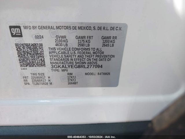 3GKALYEG8RL277094 GMC Terrain Awd At4