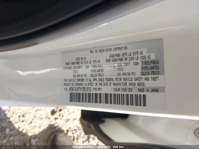 Mazda Cx-5 Touring 2019 JM3KFACM7K1651819 Image 9