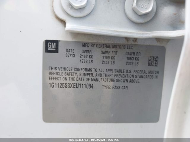 1G1125S3XEU111084 Chevrolet Impala 2lt