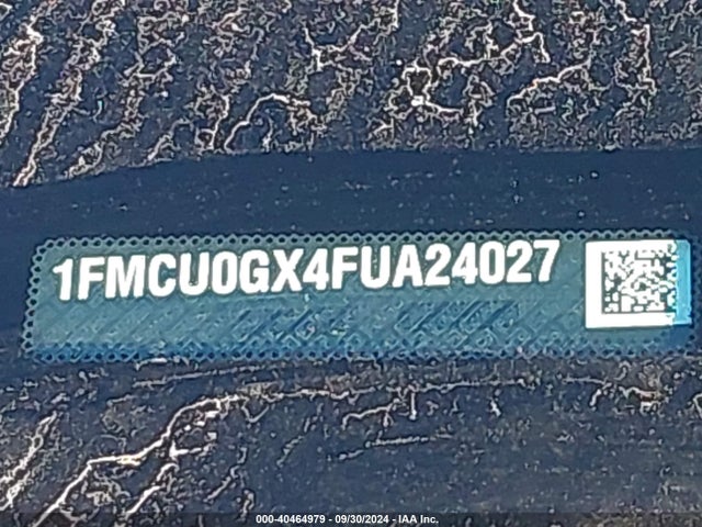 Ford ESCAPE SE 2015 1FMCU0GX4FUA24027 Image 9